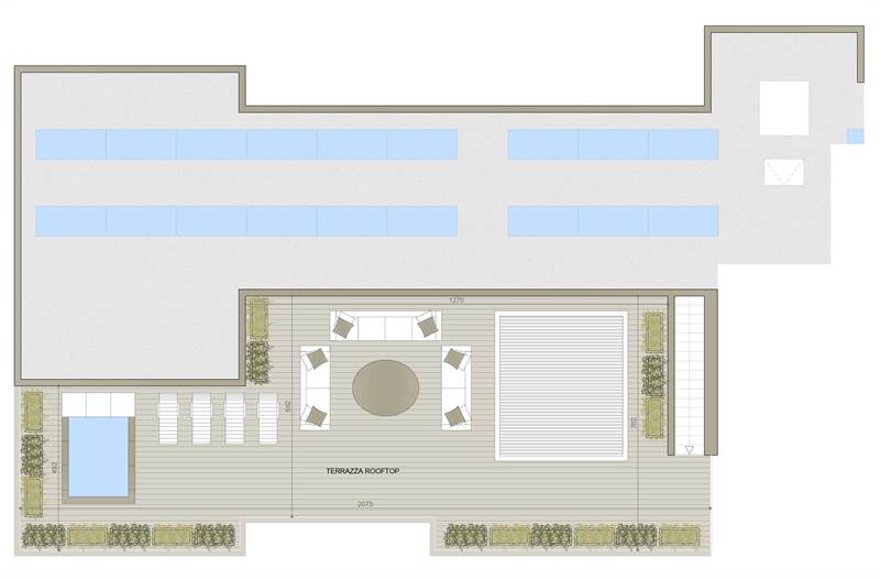Pianta Piano Solarium UI 4